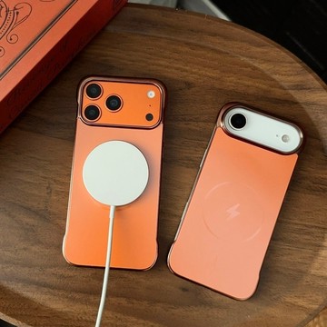 超薄無邊框 閃電磁吸 微磨砂工藝 適用於 iPhone 17 16 15 14 13 12 pro max 保護殼