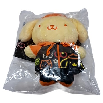 SANRIO 三麗鷗 造型玩偶吊鍊  14cm  布丁狗 霓虹電子  1個