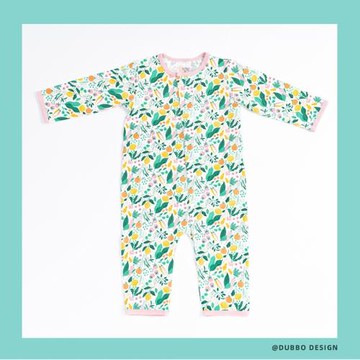 吸鐵扣嬰兒服春夏季莫代爾連體衣長袖磁扣哈衣a類寶寶磁吸鐵睡衣