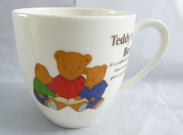 【震撼精品百貨】Teddy Bear 泰迪熊 馬克杯 閱讀  震撼日式精品百貨