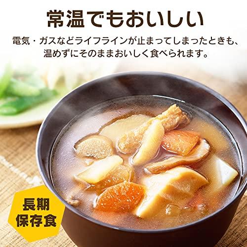 アイリスオーヤマ けんちん汁 パウチ 250g ×36個 非常食 保存食 長期保存 (製造から) 5年