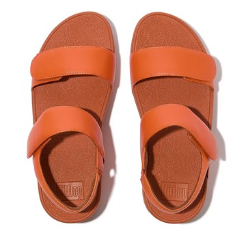 FITFLOP-LULU 可調式後帶皮革涼鞋