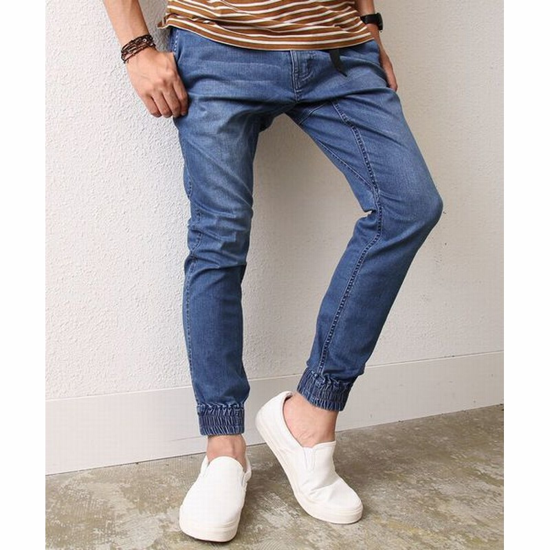 Coen メンズ ストレッチスキニーデニムクライミングジョガーパンツ デニムパンツ その他2 S 通販 Lineポイント最大7 0 Get Lineショッピング