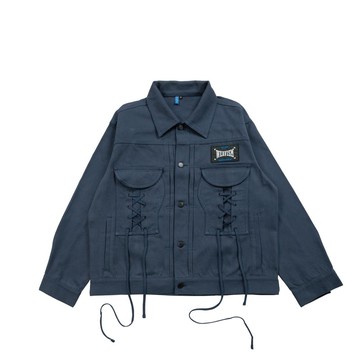 拳魂重磅帆布外套-幻藍