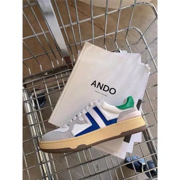 香港百搭德訓鞋女真皮小白鞋平底臟臟鞋復古休閑板鞋2025春秋新款