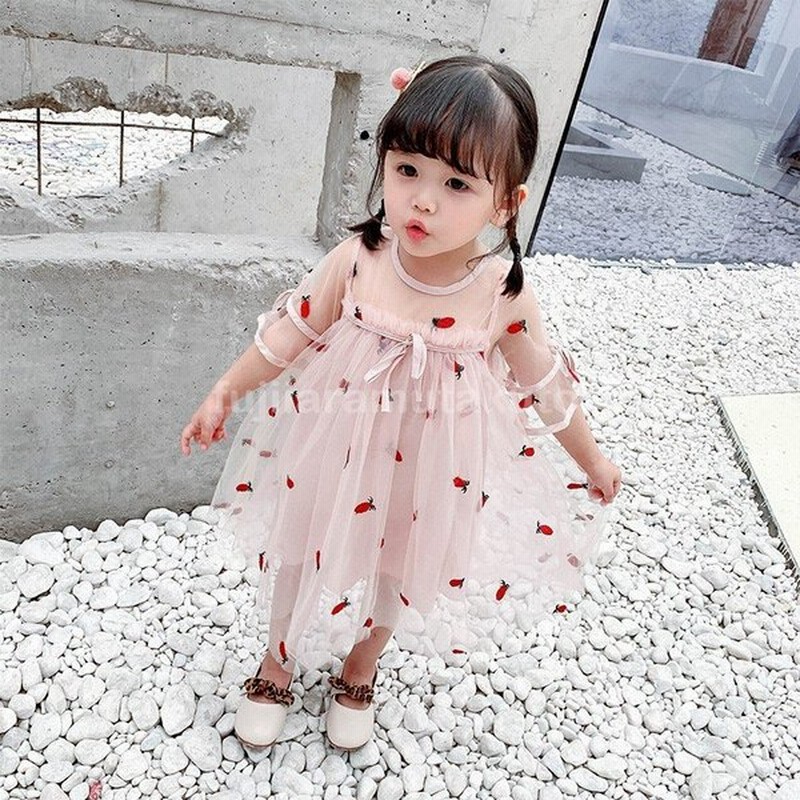 ワンピース 子供用 可愛い かわいい 女の子 女児キッズ 子供服 女の子 ガールズ キッズ 夏 素敵で可愛い女の子にぴった 通販 Lineポイント最大0 5 Get Lineショッピング