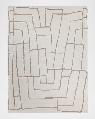 Tangiers Hand-Tufted Ivory/Beige Rug, 8' x 10'
