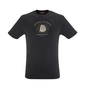 Lafuma ADVENTURE TEE 有機棉短袖 男 黑 LFV125380247