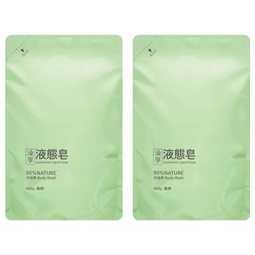 澡享 液態皂沐浴補充包 森林  2包  650g