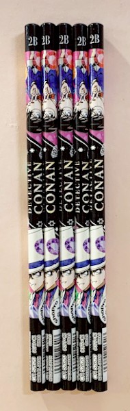 【震撼日式精品】名偵探柯南Detective Conan~5入鉛筆2B-黑*52620