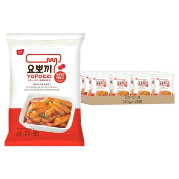 YOPOKKI 甜辣味辣炒年糕  280g  12袋