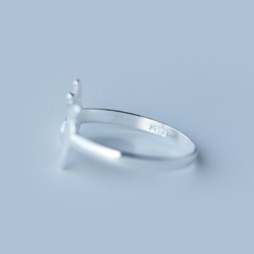 925純銀戒指開口戒-創意設計可愛迷人生日情人節禮物女飾品73dt269【獨家進口】【米蘭精品】