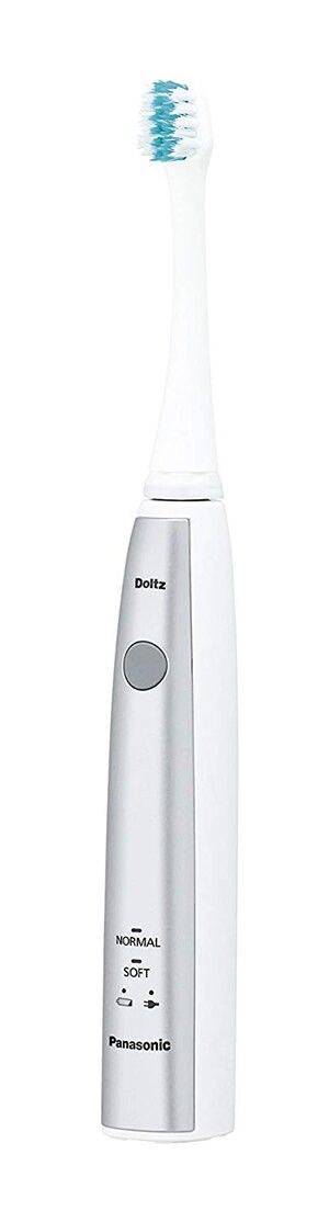 Panasonic【日本代購】 松下 音波震動 電動牙刷 Doltz EW-DL23 - 銀