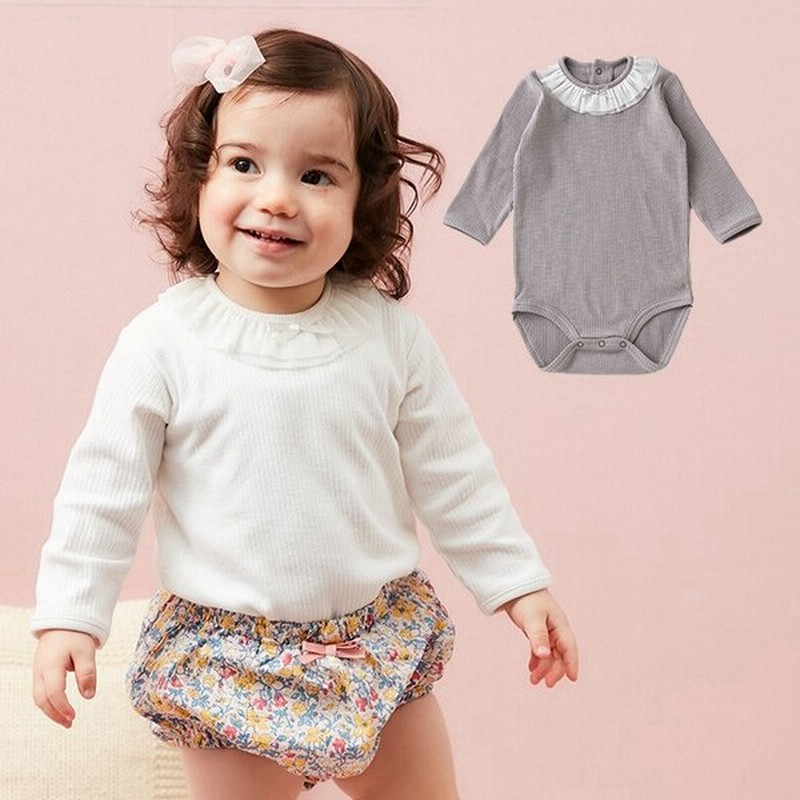 Angeliebeオリジナル親子コーデフリル 衿 テレコ ボディ ベビー服 ロンパース 女の子 服 ボディロンパース 新生児 赤ちゃん 通販 Lineポイント最大0 5 Get Lineショッピング