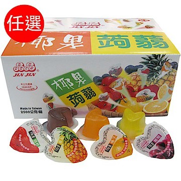 晶晶 人氣椰果蒟蒻果凍系列 四款任選1箱