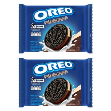 OREO 奧利奧 夾心餅乾隨手包 黑白巧克力口味  236.25g  2袋
