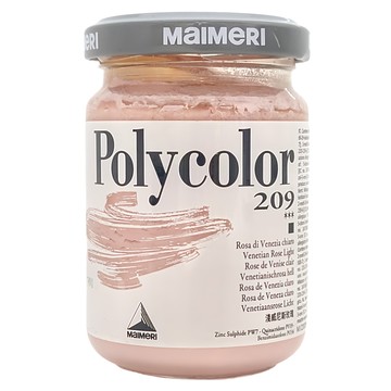 MaIMeRI 美利 POLYCOLOR 重稠壓克力顏料 MA-1220209 VENETIAN ROSE LIGHT 淺威尼斯玫瑰  140ml  1色