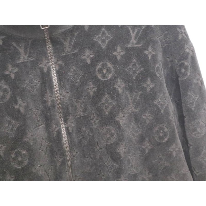 ルイヴィトン LOUIS VUITTON モノグラム ベロア コットン ジャケット ...