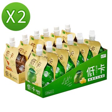 【盛香珍】低卡蒟蒻夏季清爽四入組 檸檬愛玉+蜂蜜仙草