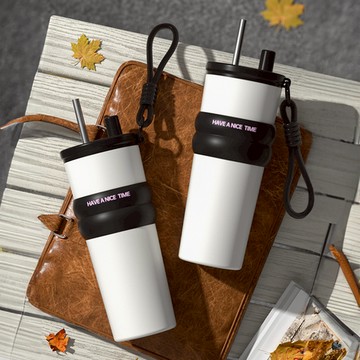 APEX｜ 316不銹鋼陶瓷冰霸保溫杯 710ML ( 彈跳吸管 陶瓷冰霸杯 陶瓷咖啡杯  陶瓷保溫杯)