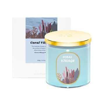 【夏潮】韓國 PRAY 釜山嚴選蠟燭-藍色珊瑚_廠商直送