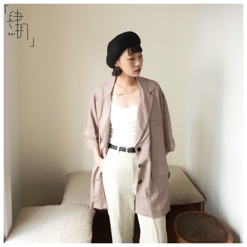 日牌Kutir 棉麻西裝外套