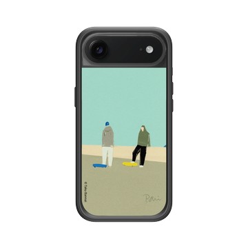 iPhone Air Mod NX -邊框背蓋組合 (相機按鈕) 黑 - Taku Bannai 坂内拓 - Skate Park｜冬日滑板場