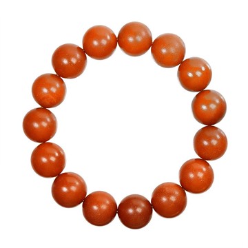 【正佳珠寶】老蜜蠟琥珀 頂級嫣紅老蜜 13.3-13.8mm 老蜜蠟手珠