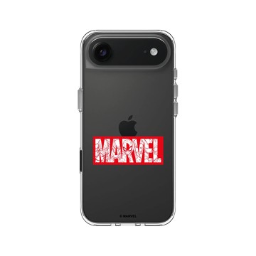 iPhone Air Clear Case（相機按鈕） 透明 - 迪士尼-漫威 Marvel - 漫威Logo-紅色標誌