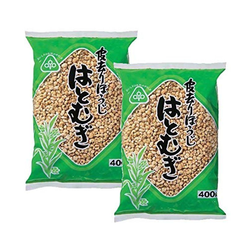 サンコー 皮去りほうじはとむぎ 400g ×2セット