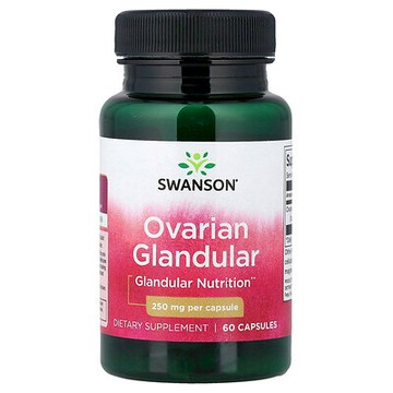 Swanson, Ovarian Glandular，250 毫克，60 粒膠囊