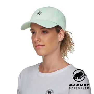 【Mammut 長毛象】Baseball Cap Mammut 經典棒球帽 鼠尾草銀綠 #1191-00051