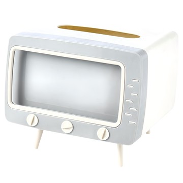 半島良品 電視造型面紙盒  象牙白  1個