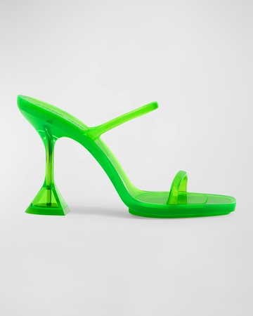 Brito Clear Mule Stiletto Sandals