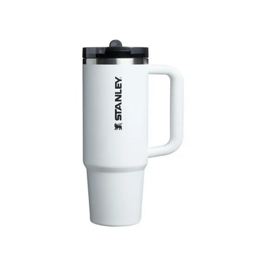 STANLEY 防漏吸管隨手杯 0.88L / 石灰白