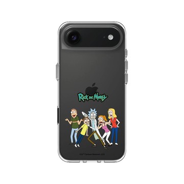 iPhone Air Clear Case（相機按鈕） 透明 - 瑞克和莫蒂 Rick and Morty - 史密斯一家
