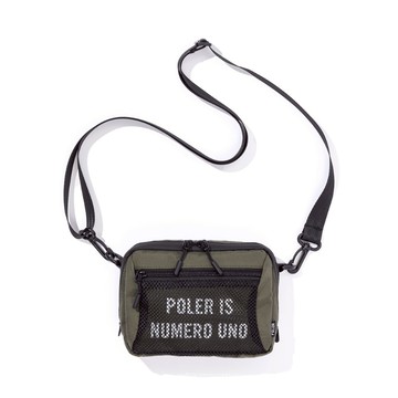 日本限定 POLER X-CLOTH MINI SHOULDER 迷你側背包 / 橄欖綠