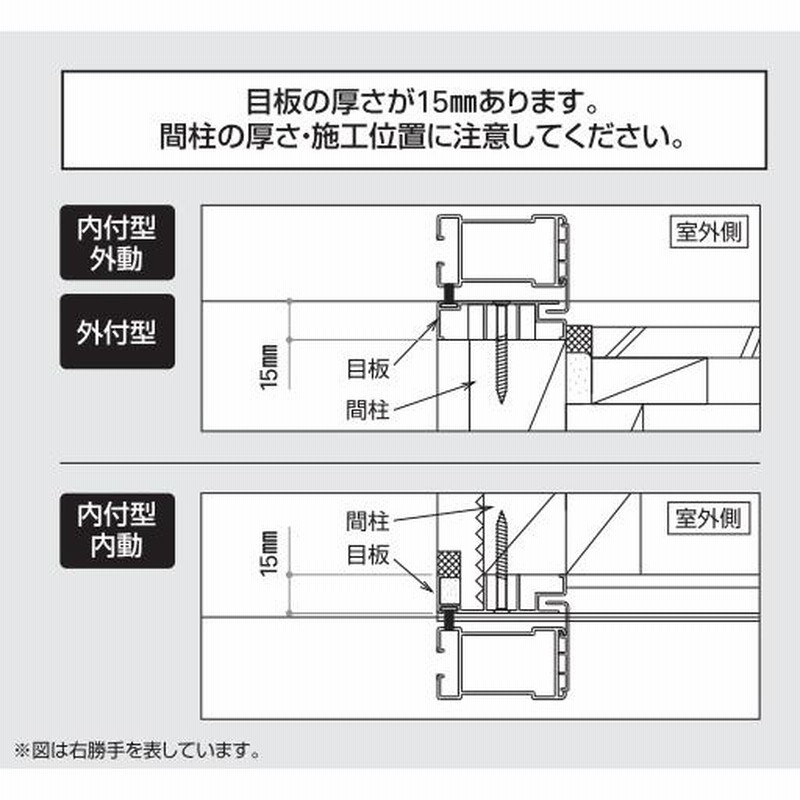 YKKAP勝手口 汎用片引き戸2HH 内付型：[幅1900mm×高1817mm]【ykk