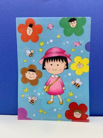 【震撼精品百貨】CHIBI MARUKO CHAN_櫻桃小丸子~A4文件夾-花漾#46310