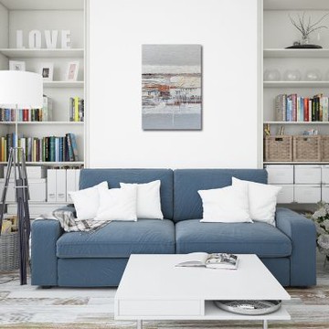 御畫房 當代國家級展覽畫家 抽象系列手繪油畫70×100cm(DB-135)