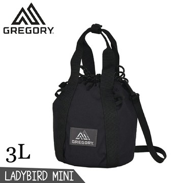 【GREGORY 美國 3L LADYBIRD MINI 兩用水桶包《瑪瑙黑》】140955/圓筒型側背包/隨身包/手提包
