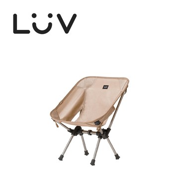 LUV - 質感生活 台灣 戶外探險系列-便攜收納折疊椅 親子月亮椅-小