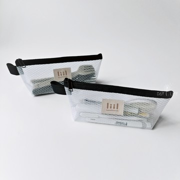 理理 liil - 霧透隨行立立袋-黑 (2入組)-XS