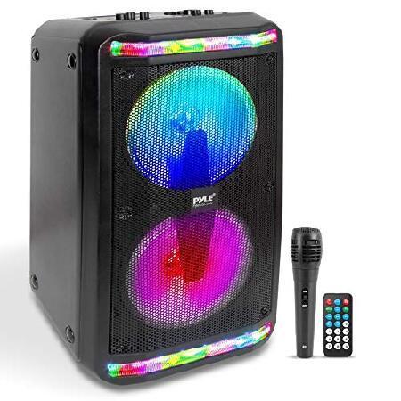 Portable Bluetooth PA Speaker System-600W Rechargeable Indoor Outdoor Bluetooth Speaker Portable PA System w Recorder, Microphone in, Pa（並行輸入品）