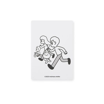 消極男子 X Royal Art 明信片D款 (奔跑款) H9049