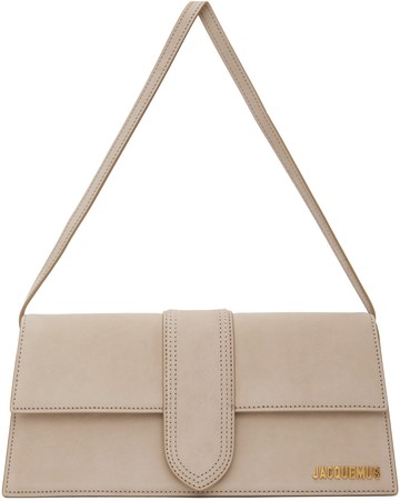 JACQUEMUS 灰褐色 Les Classiques 系列 Le Bambinou 单肩包