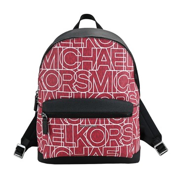 [平輸版] 【MICHAEL KORS】 COOPER字母滿版LOGO男款後背包(紅)真品平輸
