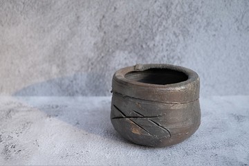 粗曠高牆 - 陶盆 花器