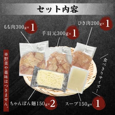 ふるさと納税 田川市 濃厚スープと注目の銘柄鳥の旨味がたっぷり!博多風水炊きセット 3〜4人前(田川市)