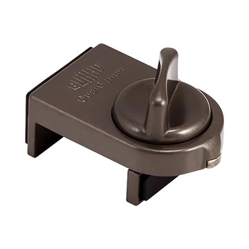 GUARD 兒童安全鋁窗鎖 簡便型 2個 Set 尺寸約W3.6*D6*H3.95cm 適用軌距 2.7-4.4cm 鋅合金材質 產地日本  1組